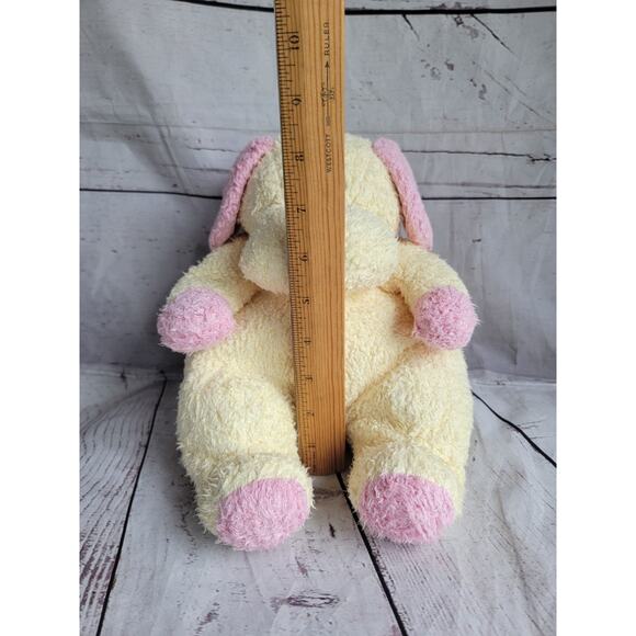 Ty Baby Plush Pillow Pals Dog baby Yellow Puppy Dog Rattle 1999 Stuffed Toy - Picture 3 of 10